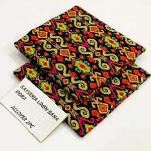 Digital Print Bana Dora 2PC Linen Co-Ord Set