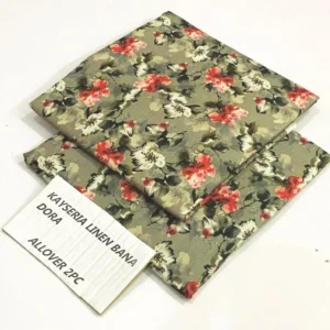 Digital Print Bana Dora 2PC Linen Co-Ord Set