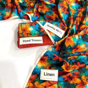 Digital Print 2PC Linen Airjet Quality with Plain Trouser