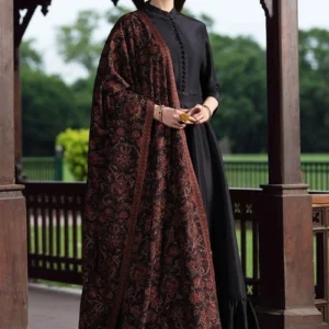 3PC Dhanak Full Embroidered