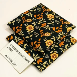 Digital Print Bana Dora 2PC Linen Co-Ord Set