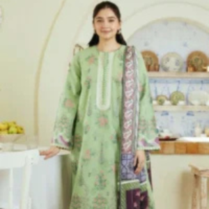 3PC Dhanak Full Embroided