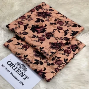 2PC Digital Printed All Over Khaddar