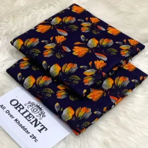 2PC Digital Printed All Over Khaddar
